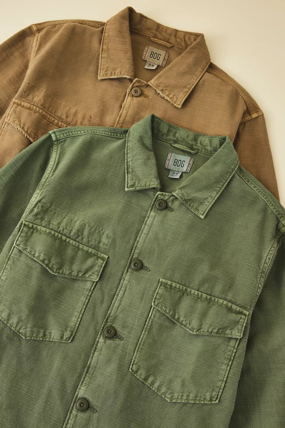 BDG Textured Cotton Surplus Overshirt | Urban Outfitters (US and RoW)