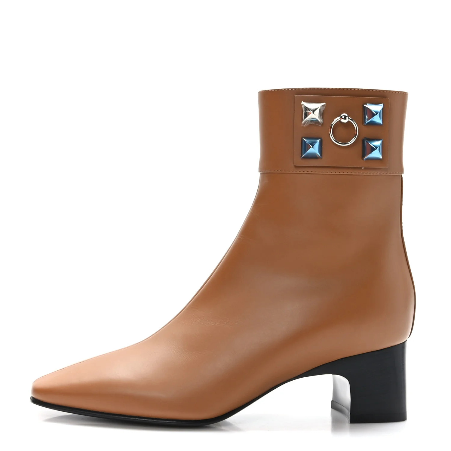 Calfskin Decouverte 50 Ankle Boots 36.5 Beige Dore | FASHIONPHILE (US)