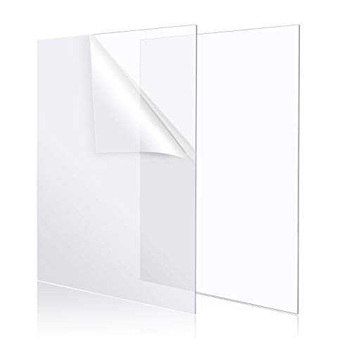 INTELLIMADE, Acrylic Sheet Plexiglass 12” x 12” Square Panel 1/8” (3mm) Thick, Clear cast Plexi Glas | Amazon (US)