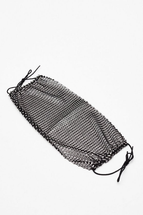 Diamante Fashion Face Mask | NastyGal (US & CA)
