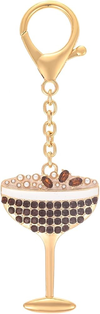 Cute Keychains for Women | Martini Olive Bald Eagle Golf Espresso Martini Bag Purse Charms for Ha... | Amazon (US)