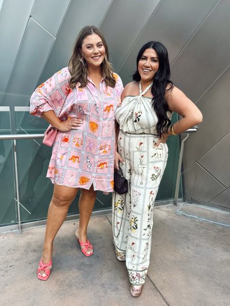 Vegas dinner outfit - wearing size 1X in oversized dress. Use CARALYN10 at Spanx! Jumpsuit is old from Anthropologie, sharing similar styles. 

#LTKMidsize #LTKStyleTip #LTKParties