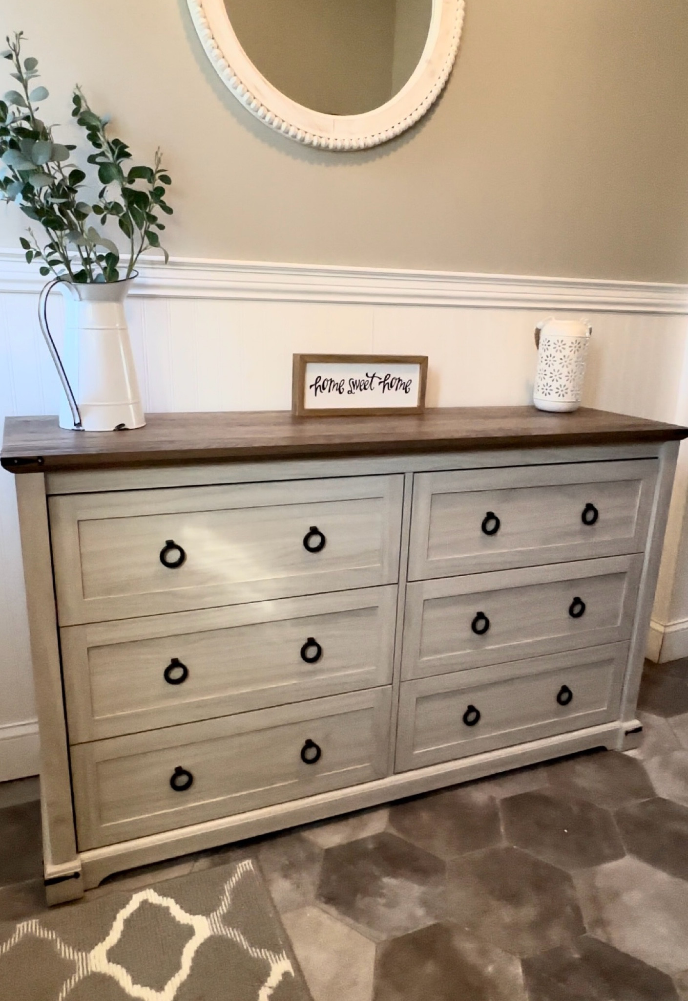 Farmhouse style dresser from Amazon 

#LTKhome #LTKstyletip