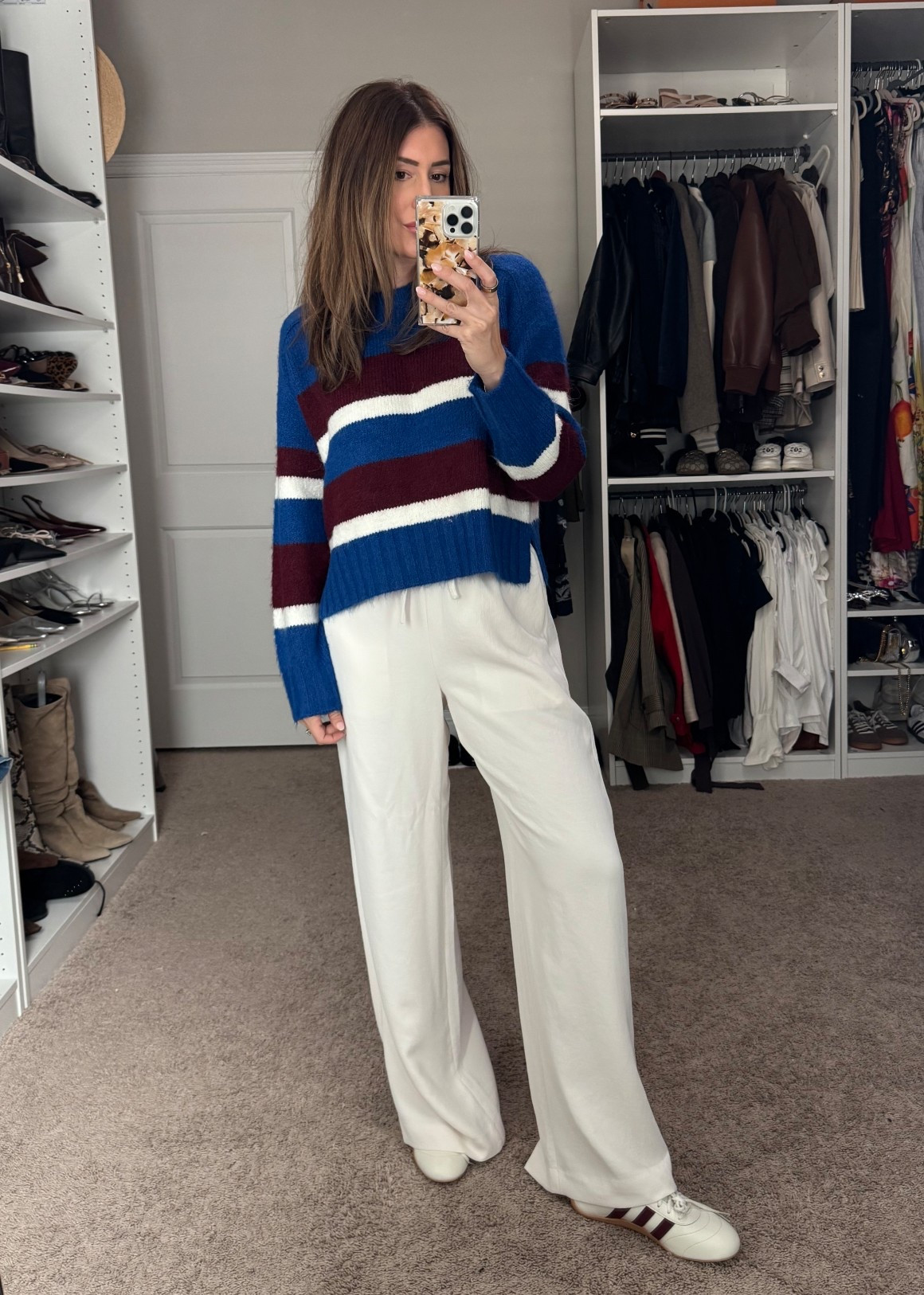 Small in sweater, medium in pants 

#LTKShoeCrush #LTKSeasonal #LTKStyleTip