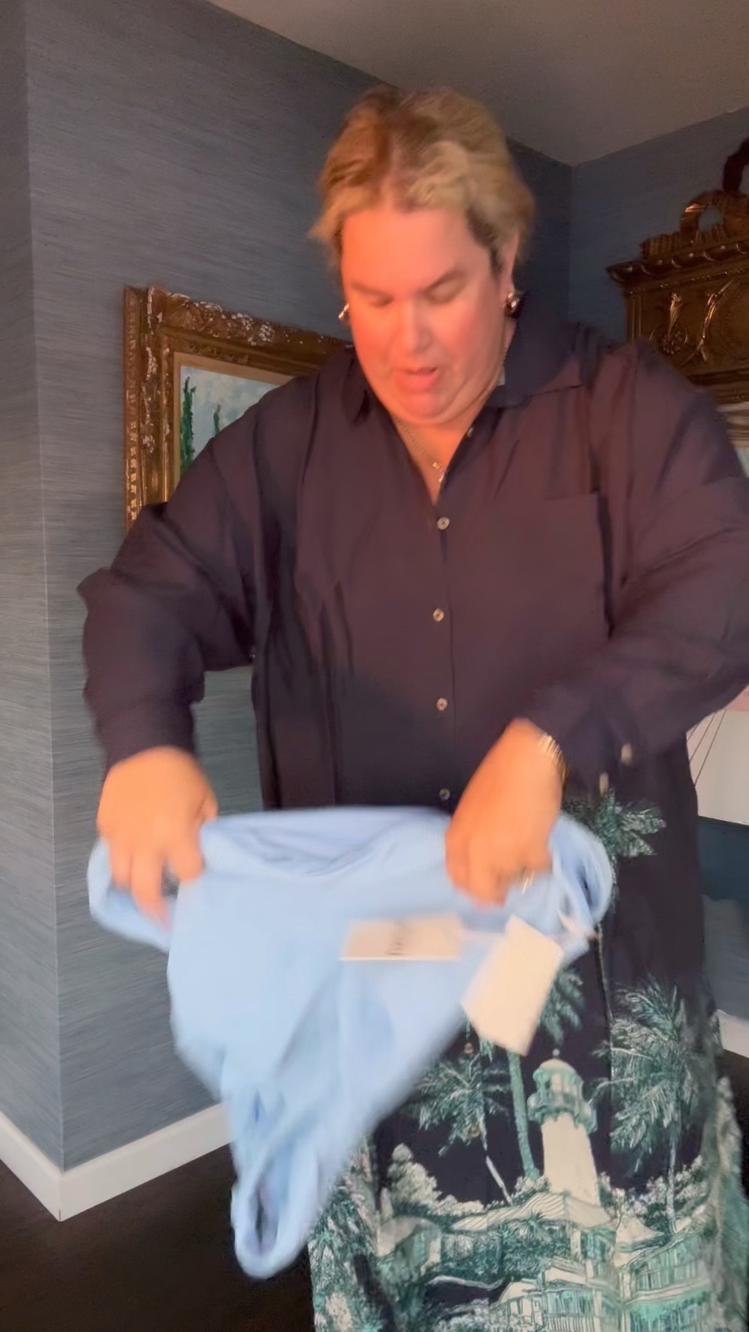 Been a long day, face is puffy, hair is frizzy, eyes are tired but the goods are good and they brought me joy! 
I’m in a 3X in everything shown! 

Comment ‘shop’ for links 