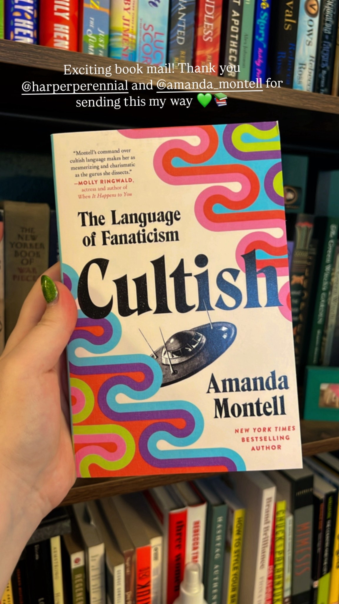 Exciting book mail today! Cultish by Amanda Montell, all about “The Language of Fanaticism” 📚

#LTKU #LTKSeasonal #LTKFindsUnder50