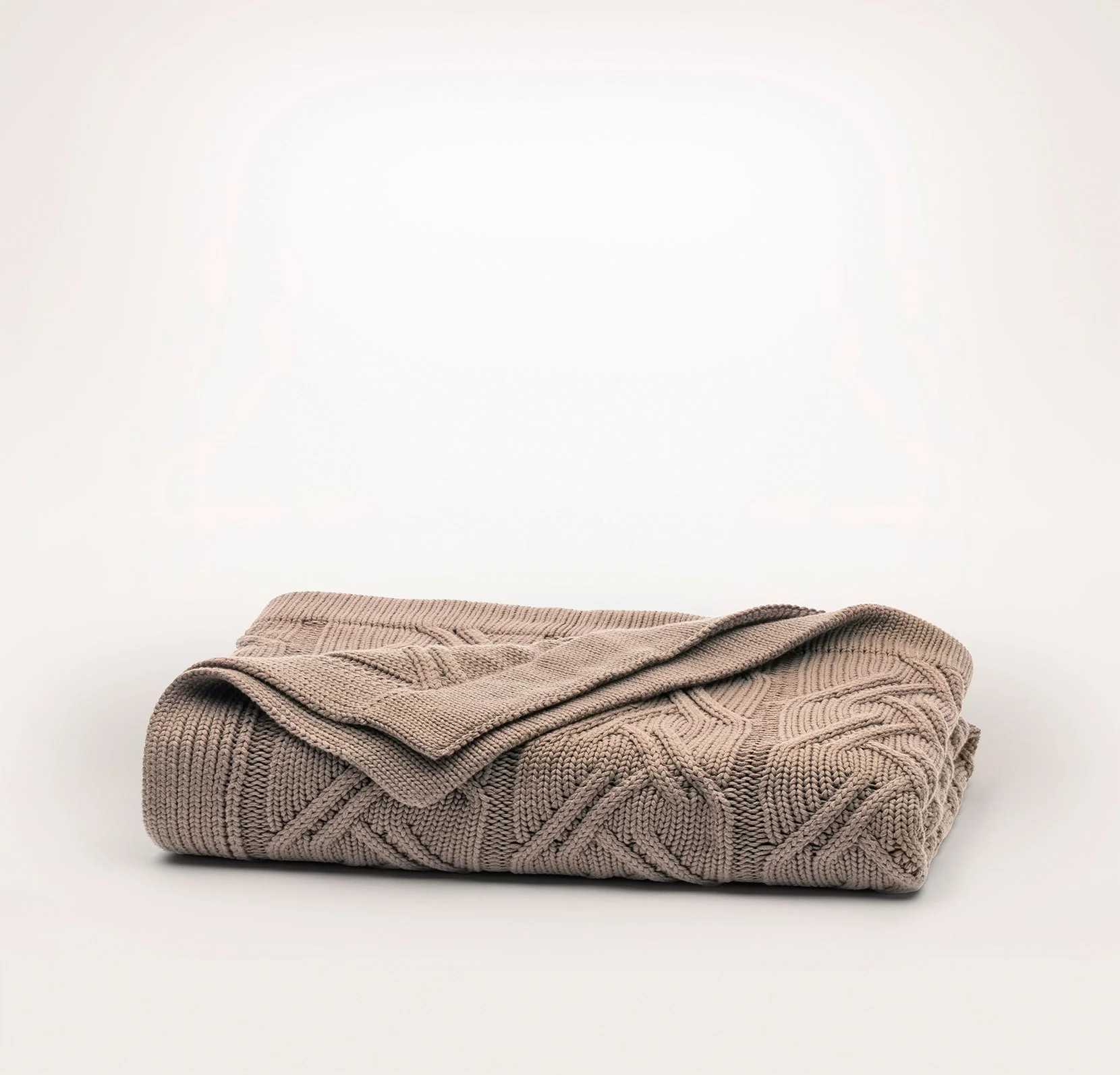 Chunky Cable Knit Throw Blanket | Boll & Branch
