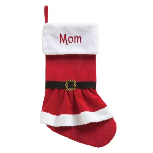 Elf, Santa Or Mrs. Claus Dress Personalized Christmas Stocking | Walmart (US)