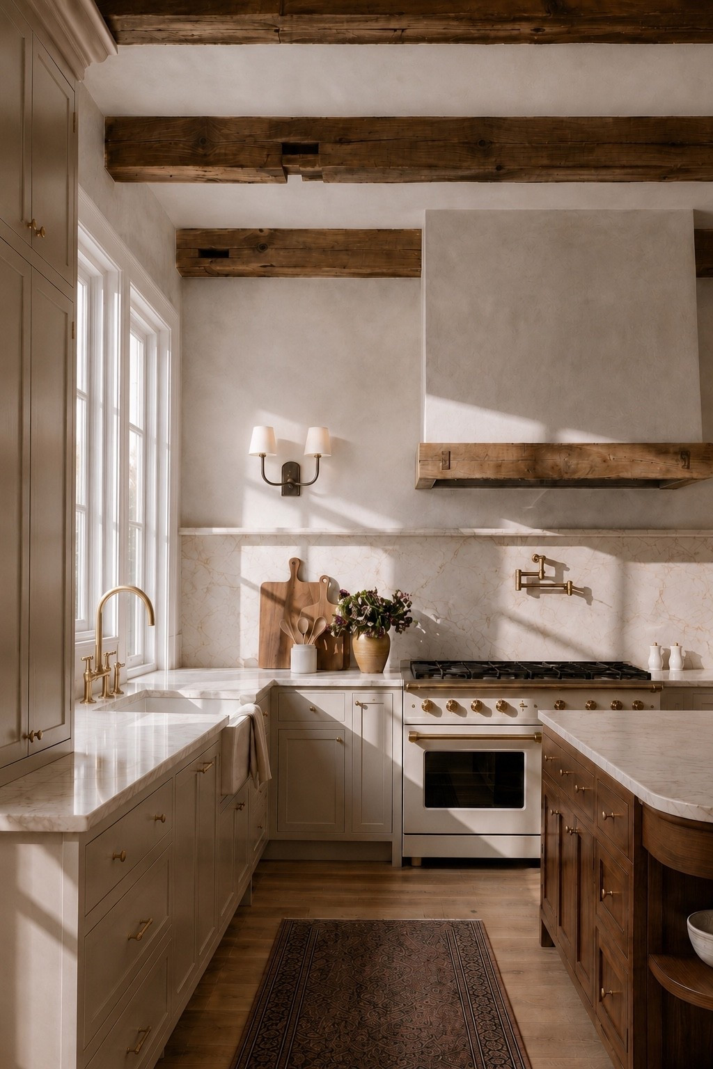 A kitchen full of warmth and character, with reclaimed wood bringing that beautiful, timeless touch. 🤎

Comment SHOP for details! 

#kitchendesign #reclaimedwood #kitcheninspo #interiordesign #moderncottage

#LTKHome