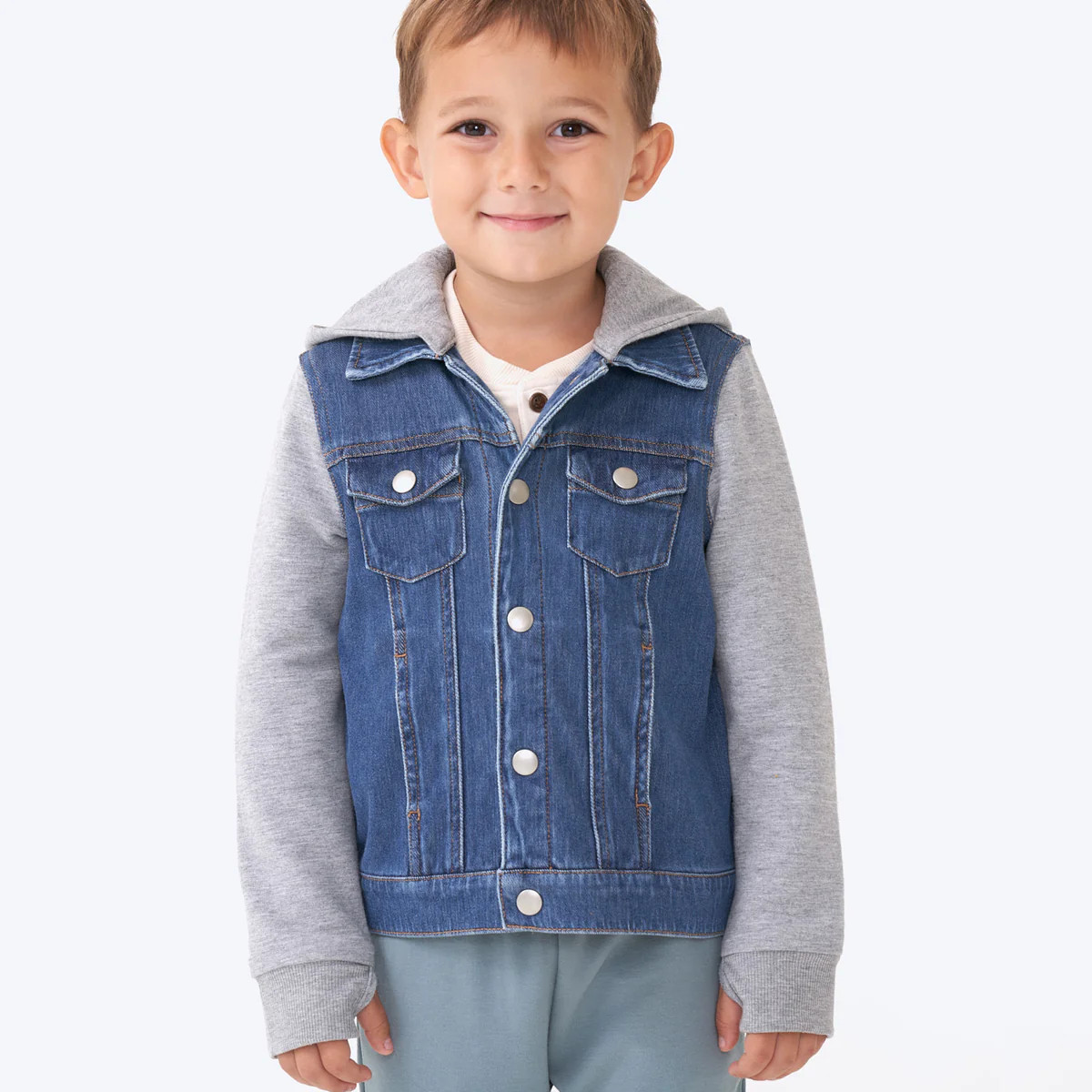 Midwash Blue Denim Jacket | Little Sleepies