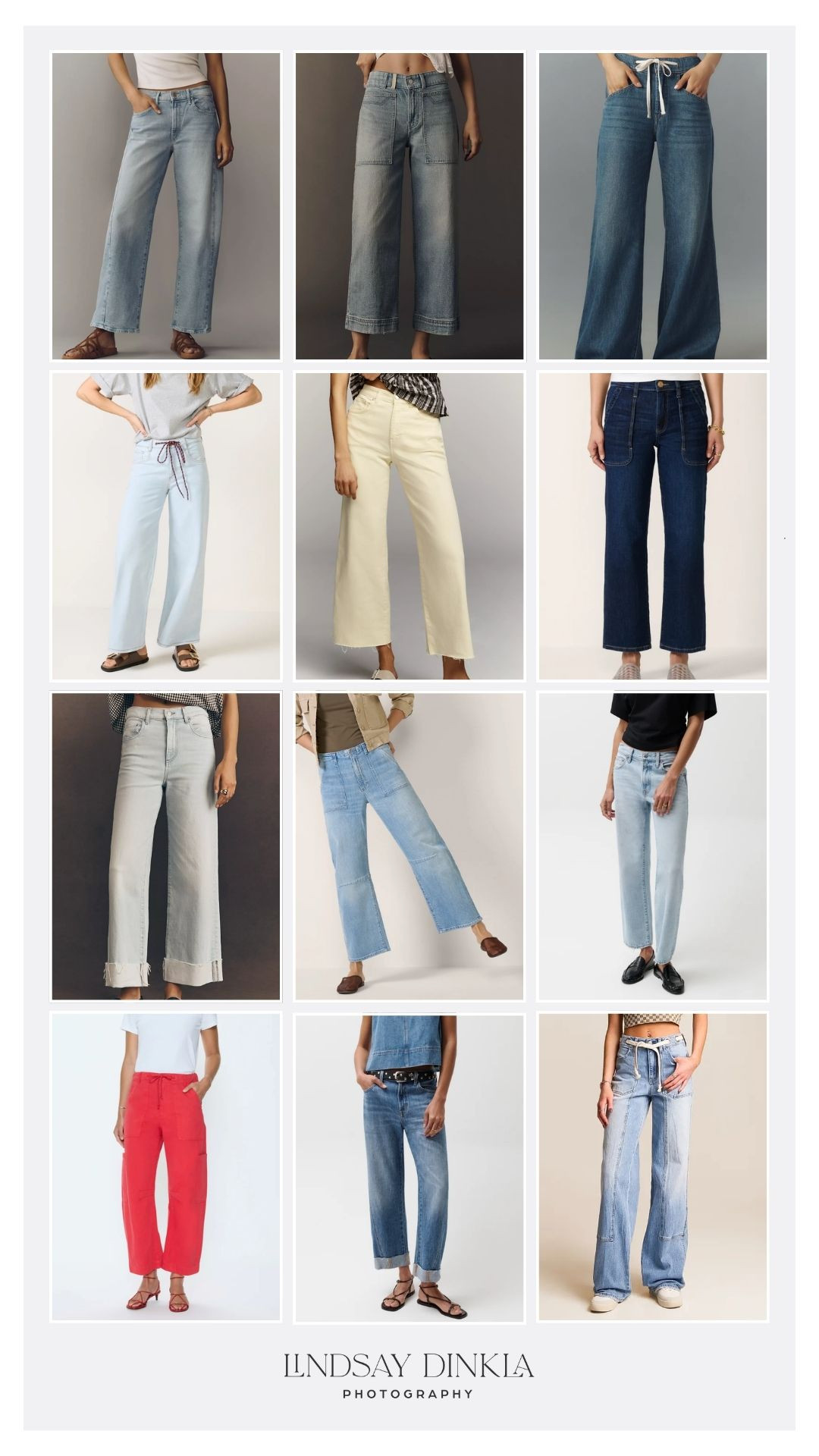 Denim on denim on denim. Lots of great new washes and styles. The tie waste is all over this season and I'm seeing lots of color. Freshen up your spring styles with color.  #denim  

 #LTKOver40 #LTKPetite #LTKTall