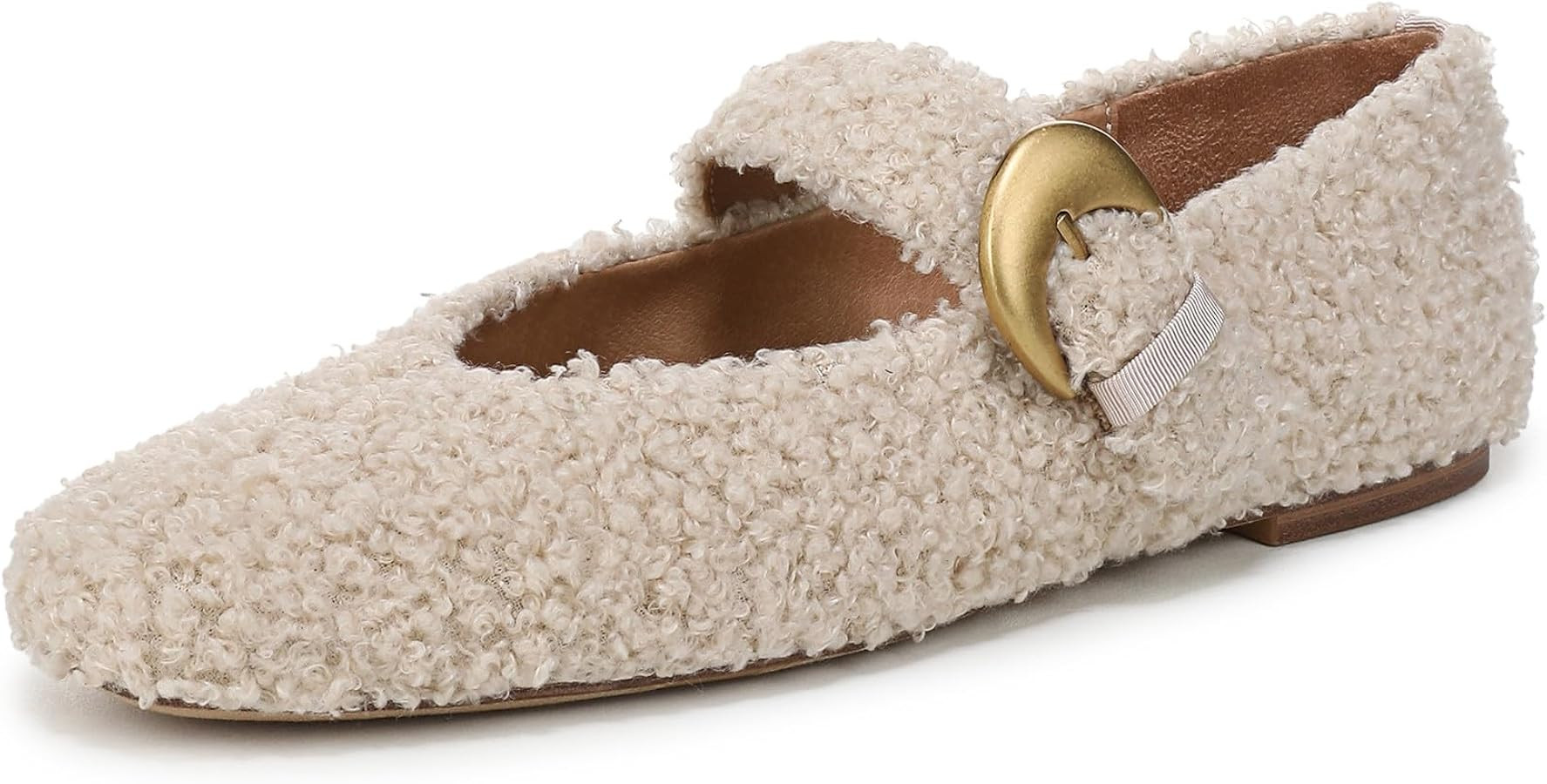 Circus NY by Sam Edelman Women's Bella Plush Mary Jane Flat | Amazon (US)