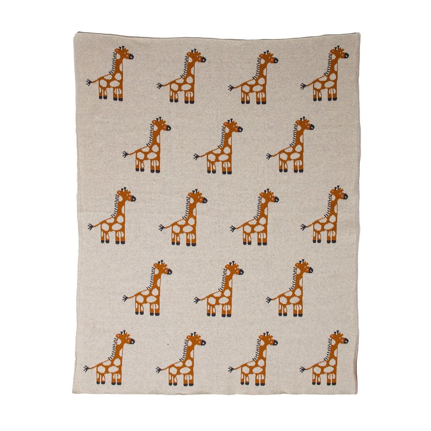 Ivory Giraffe Knitted Baby Blanket | Walmart (US)