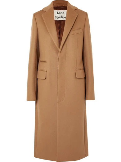 Wool-blend felt coat | NET-A-PORTER (US)