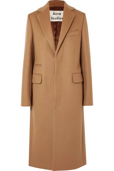 Wool-blend felt coat | NET-A-PORTER (US)