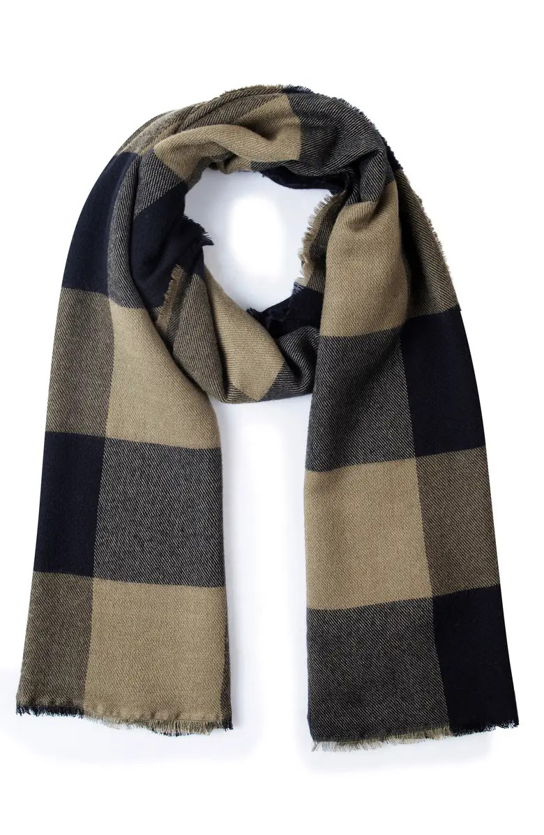 Buffalo Plaid Wool Blend Scarf | Nordstrom
