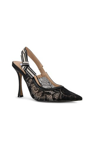 Steve Madden Bri Pump in Black Lace from Revolve.com | Revolve Clothing (Global)