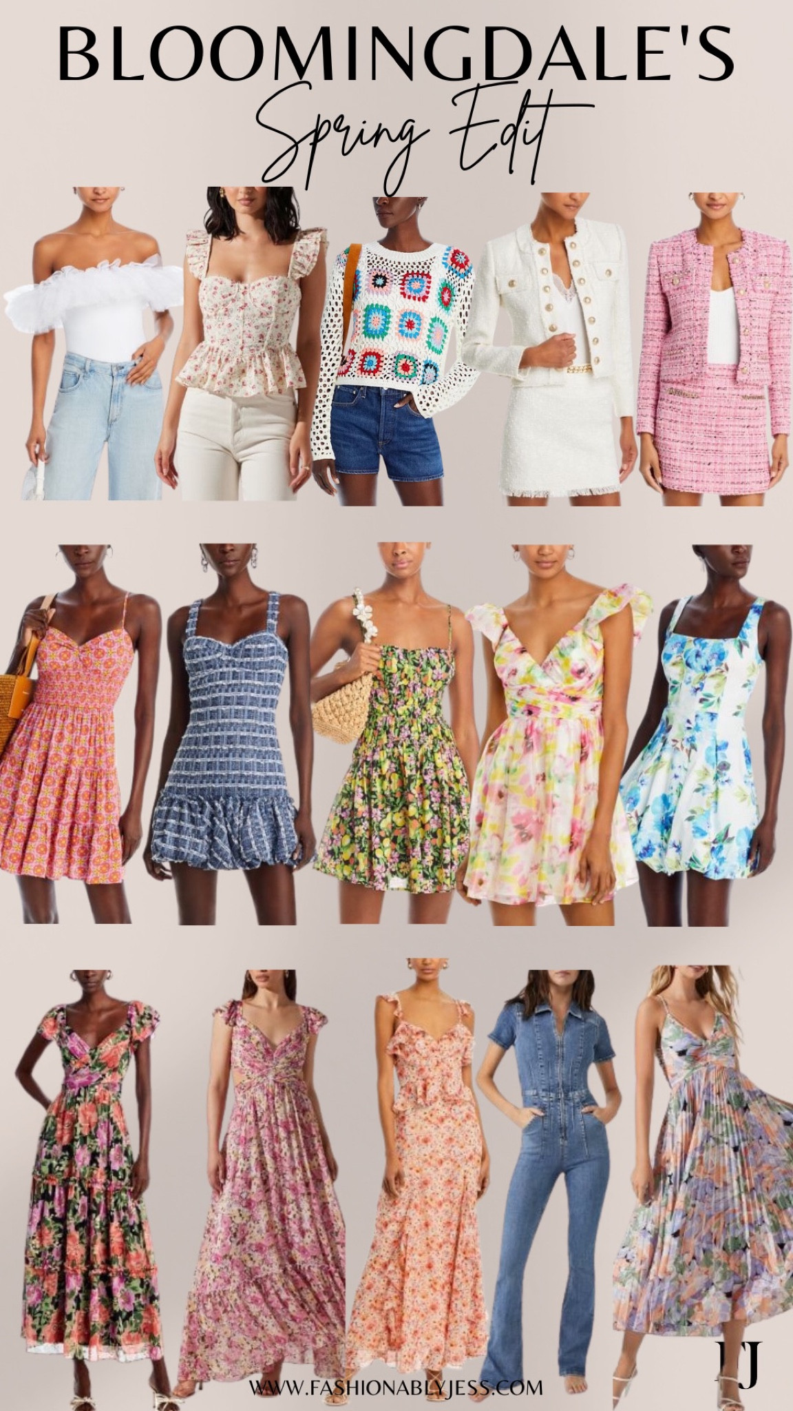 Th cutest spring outfits from Bloomingdales 

#LTKstyletip #LTKfindsunder100 #LTKover40