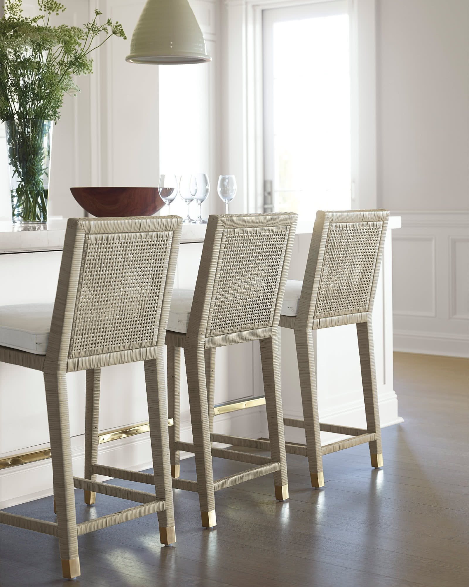 Balboa Counter Stool - Mist | Serena and Lily