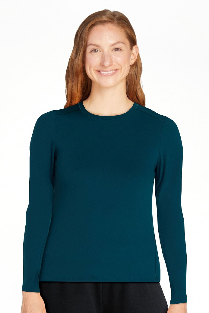 Avia Women's and Women's Plus SoftSculpt Long Sleeve Tee, Sizes XS-4X | Walmart (US)