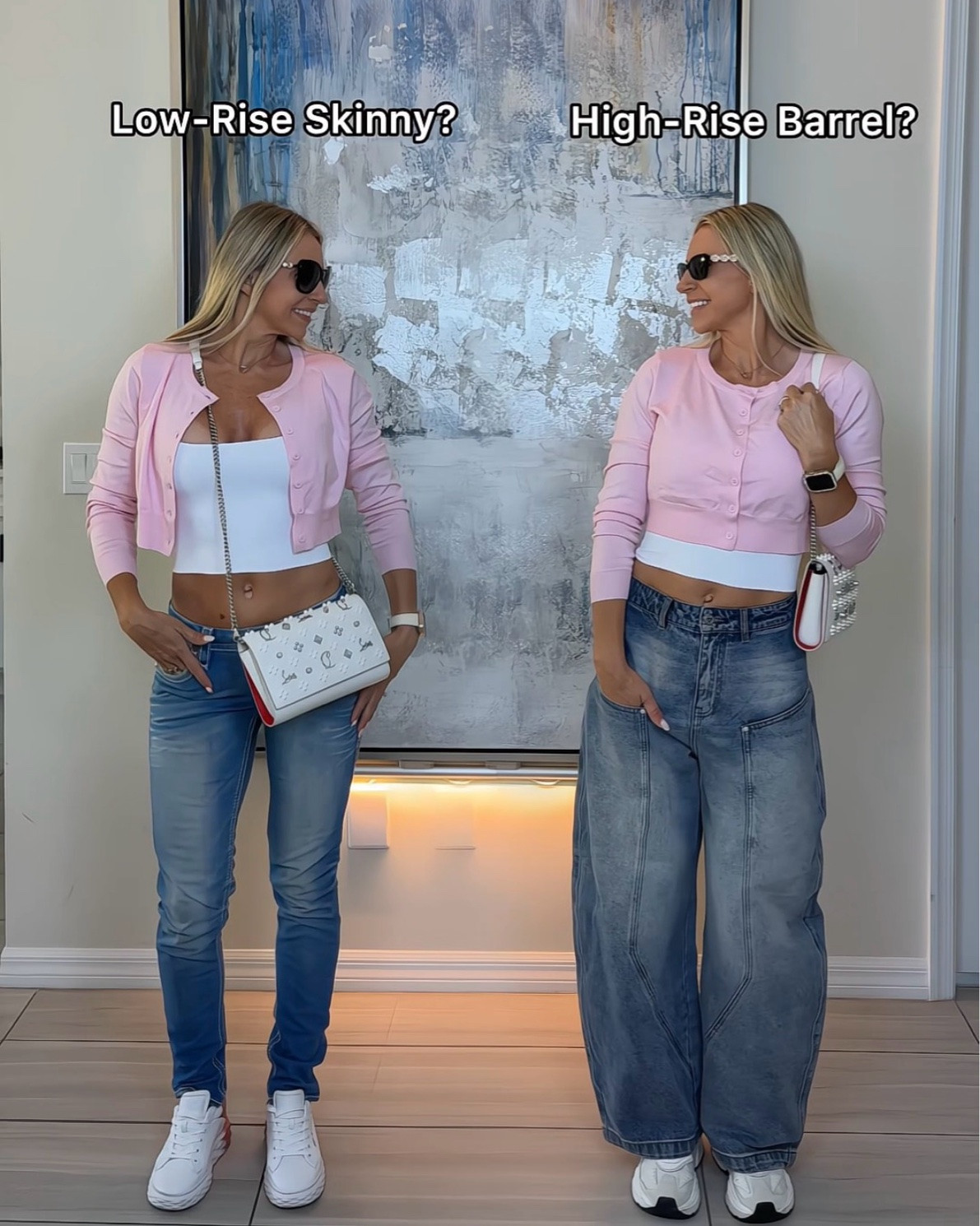 I’m loving barrel jeans right now 👖 They feel current, relaxed, and make even a simple outfit look more styled. But I still love skinny jeans too, especially when I want a cleaner, more fitted look. Two completely different denim moods, and I’m keeping both.

barrel jeans, barrel leg jeans, skinny jeans outfit, high rise barrel jeans, denim outfit ideas, jeans trends 2026, casual jeans outfit, women’s denim, how to style barrel jeans, fall jeans outfit

#LTKU #LTKSeasonal #LTKSaleAlert