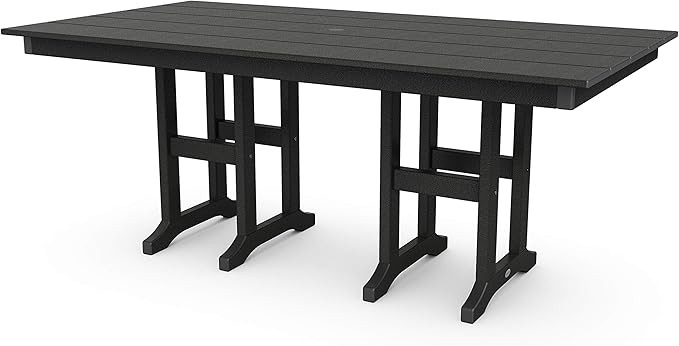 POLYWOOD® Lakeside Dining Table, Black | Amazon (US)