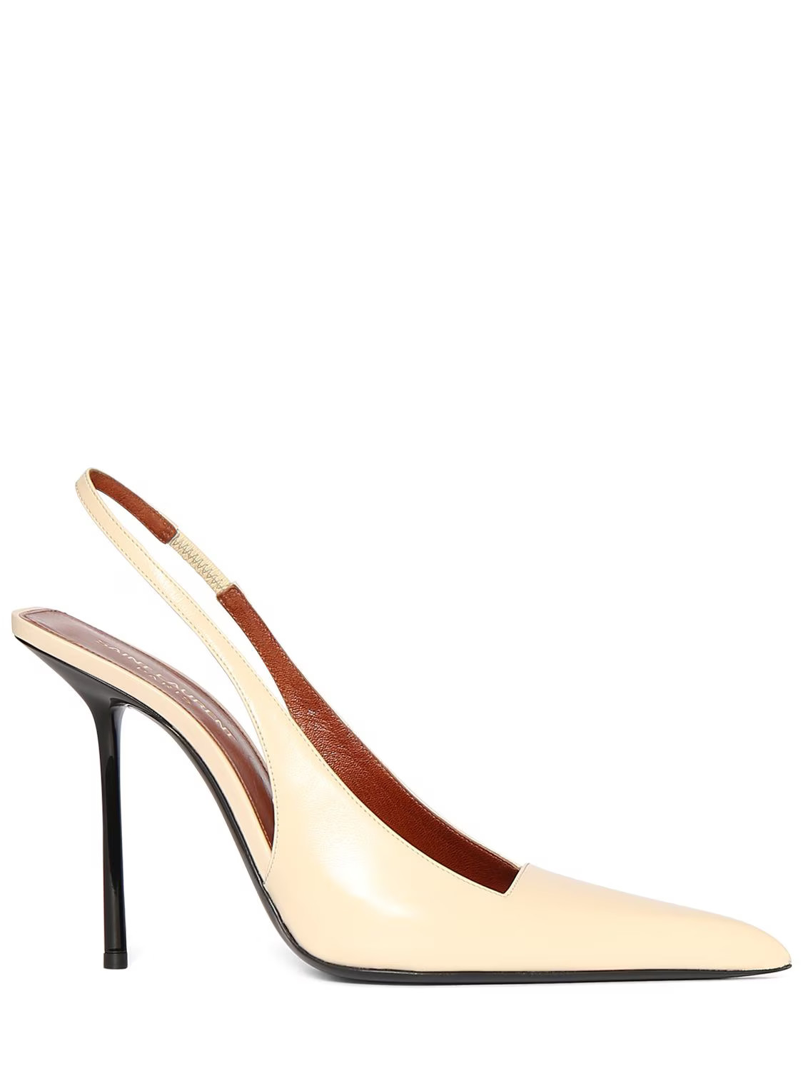 105mm Kiss Leather Sling Back Pumps | Luisaviaroma