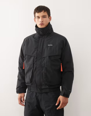 Columbia Powderkeg II remastered interchange ski coat in black | ASOS (Global)