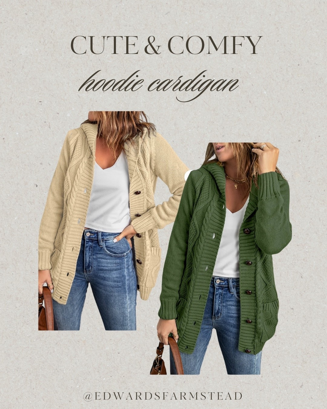 Love these cute hoodie cardigans! 

#LTKHoliday #LTKOver40 #LTKGiftGuide