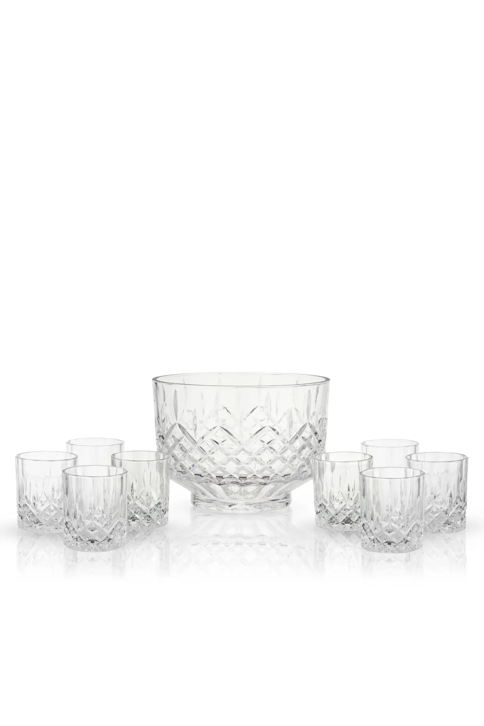 Admiral Crystal 9-Piece Punch Bowl & Tumbler Set | Nordstrom | Nordstrom