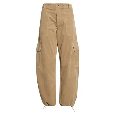 Pistola Honor High Waist Drawcord Hem Corduroy Cargo Pants in Deep Crimson at Nordstrom, Size 32 | Nordstrom