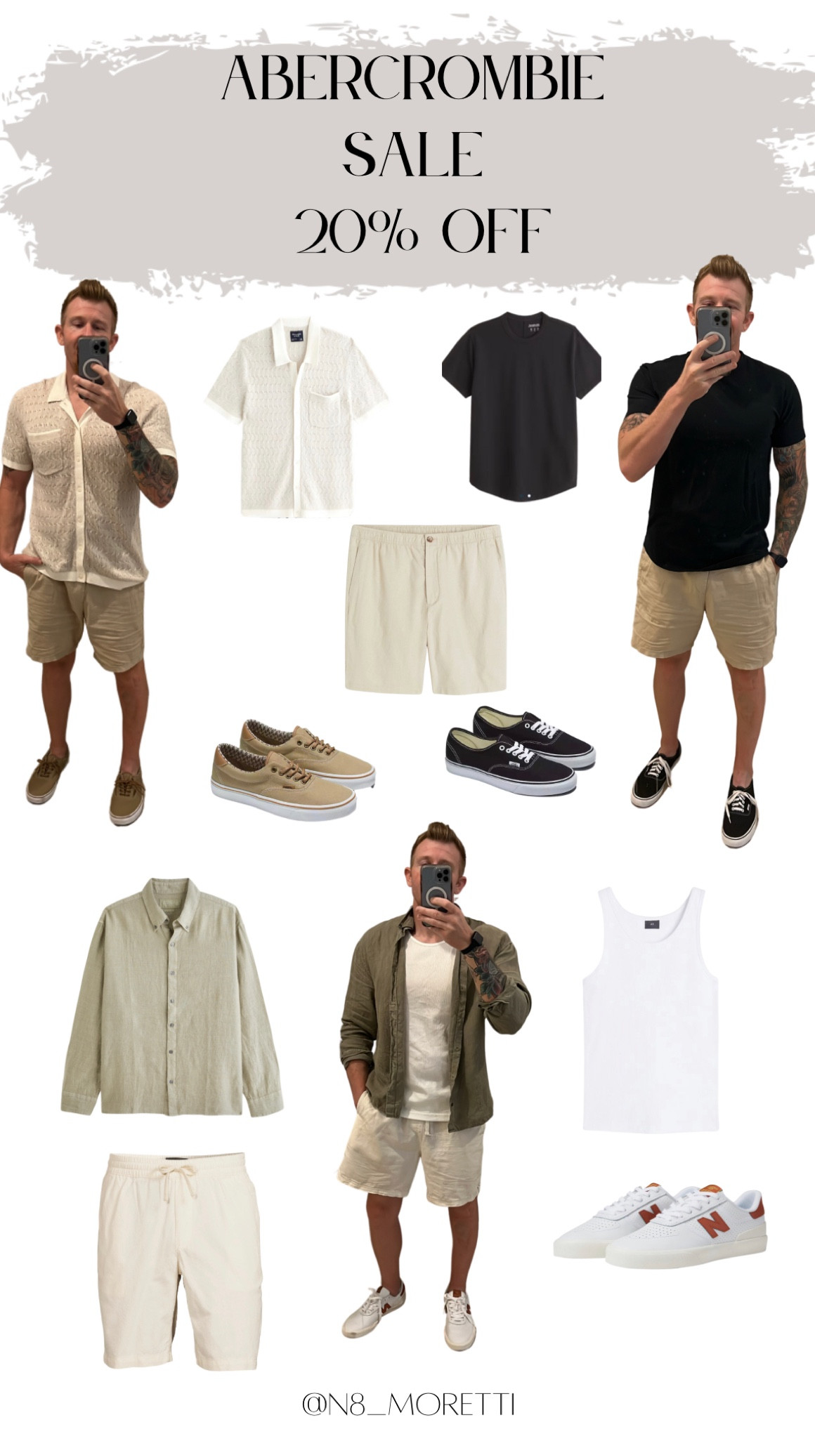 Abercrombie 20 percent of sale 
I’m 5’11” 188 tops are M and L
Shorts are all M


#mensfashion #MensFashionPost #MensFashionReview #mensfashionblogger #mensfashionblog #mensfashions #mensfashionreport #mensfashionstyle #mensfashionweek #mensfashiontips #mensfashiondaily #mensfashionposts #mensfashionguide #mensfashionapparel #mensfashiontrends #mensfashionteam #mensfashionfix #mensfashioner #mensfashionworld #mensfashiontrend #mensfashionadvice #mensfashionwear #mensfashionairy #mensfashioni #mensfashionposting #MensFashionMagazines #MensFashionModel #mensfashionthe #mensfashioninspiration #mensfashionblogs

#LTKmens #LTKxNSale #LTKFind