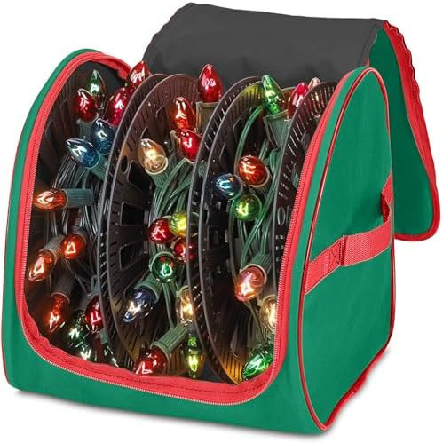 Premium Christmas Light Storage Bag – Heavy-Duty 600D Tear-Proof Material with Reinforced Handl... | Amazon (US)