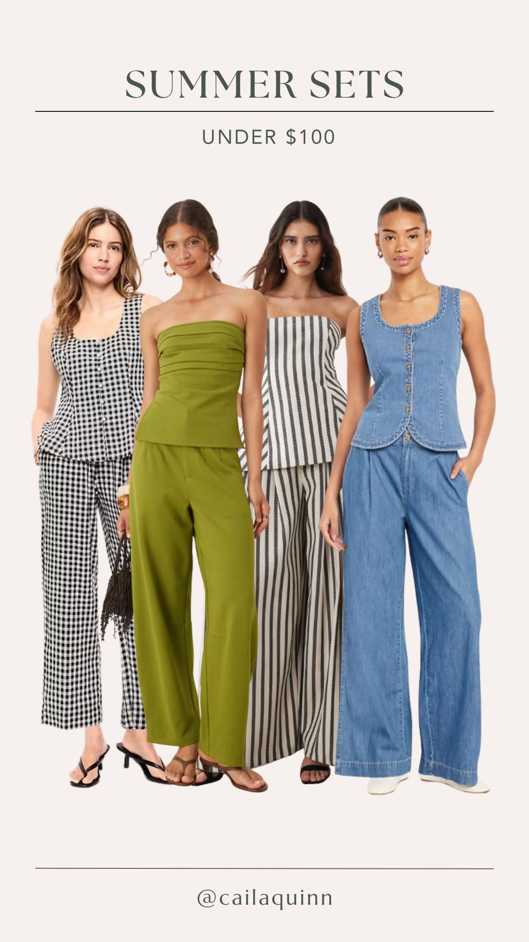 matching sets for summer under $100 

 #LTKMothersDay #LTKgrwm #LTKootd