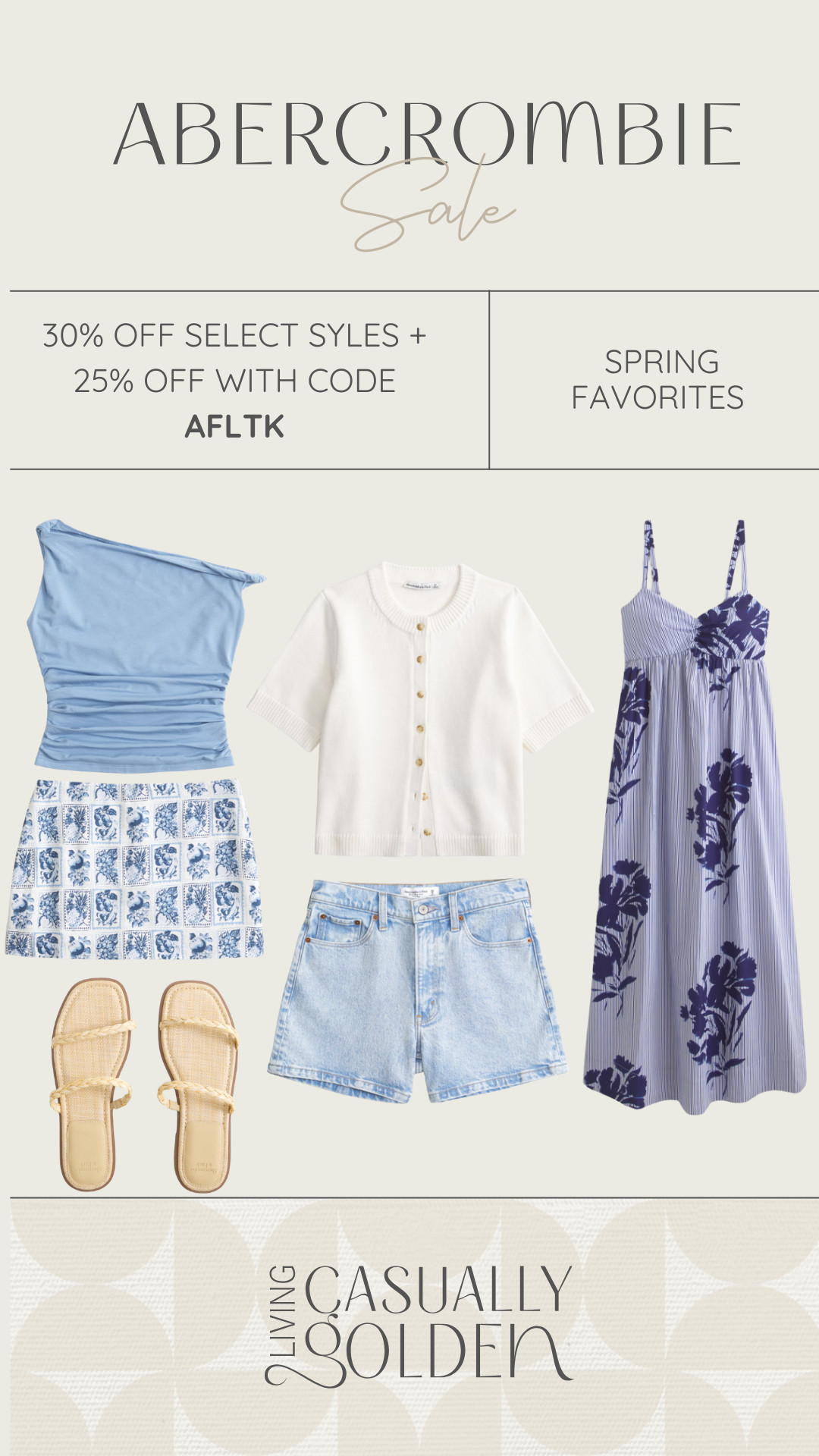 Abercrombie Spring Sale Favorites | 30% off select styles + 25% off with code AFLTK! 

 

#LTKSpringSale #LTKStyleTip