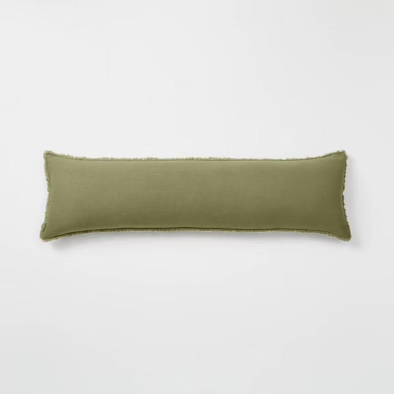 Lumbar Heavyweight Linen Blend Throw Pillow - Casaluna™ | Target