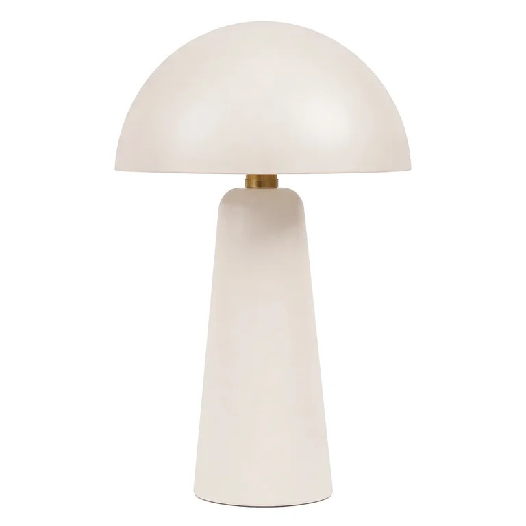 Better Homes & Gardens 9.5" White Dome Rechargeable LED Portable Lamp with Dimmable Touch Sensor | Walmart (US)