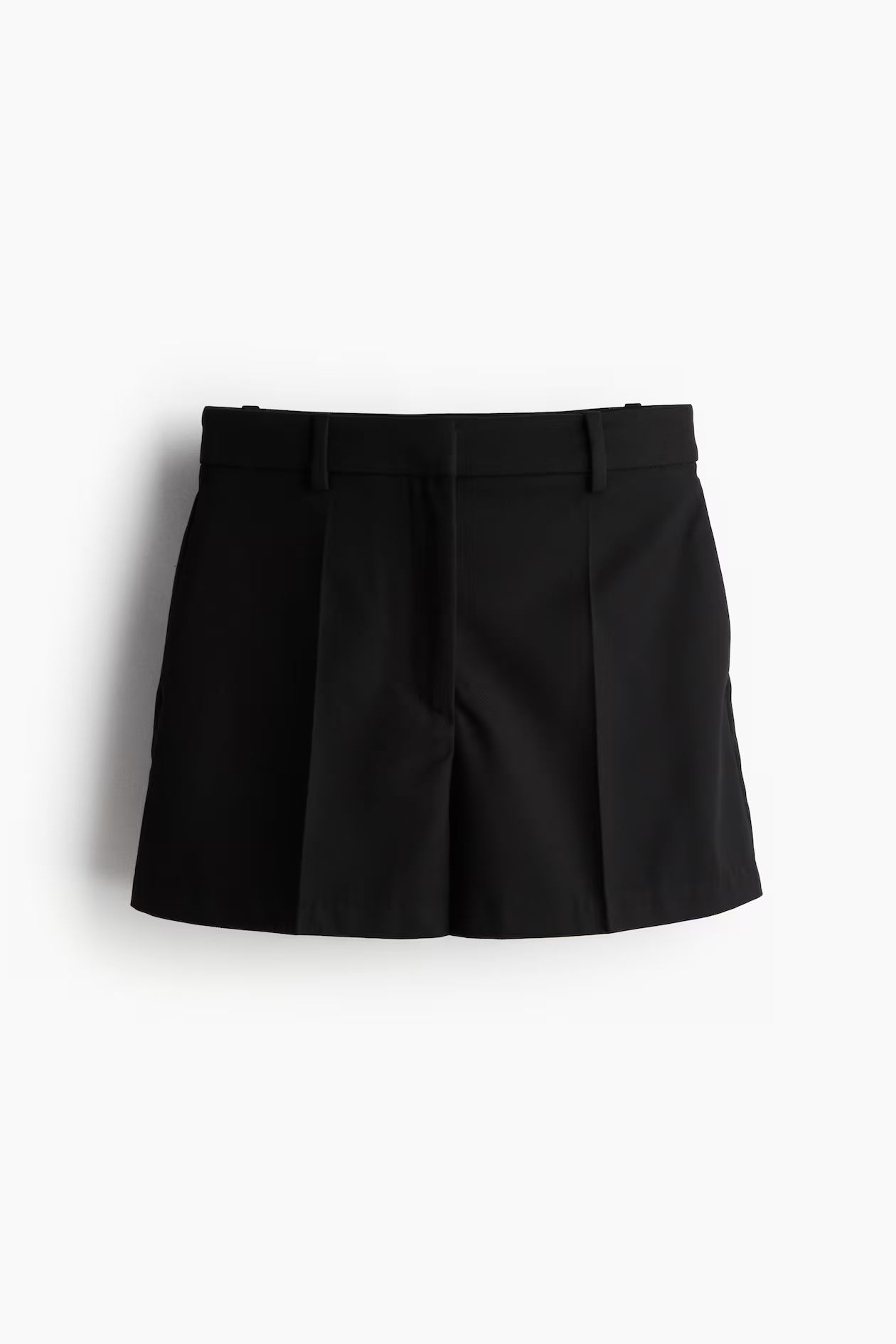 Dress Shorts - High waist - Short - Dark gray melange - Ladies | H&M US | H&M (US + CA)