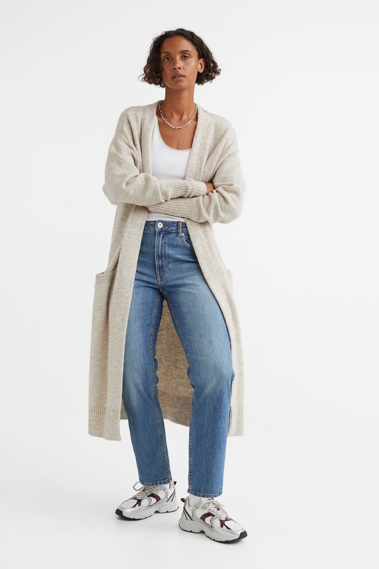 Long Fine-knit Cardigan | H&M (US)