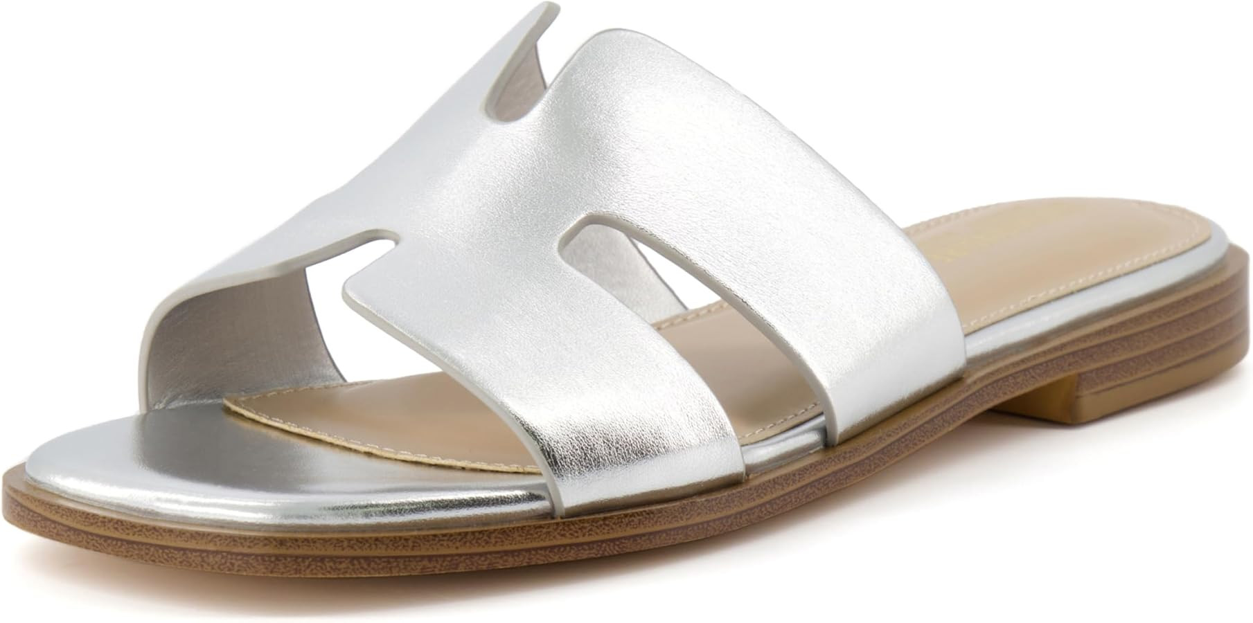 CUSHIONAIRE Women's Voyage slide sandal +Memory Foam, Wide Widths Available | Amazon (US)