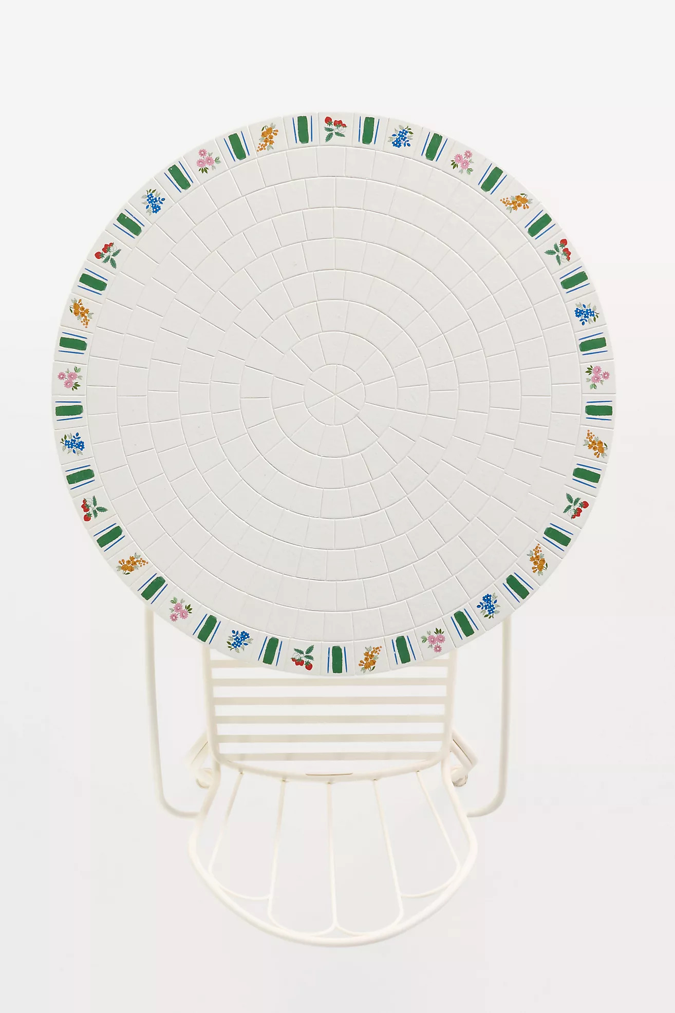 Bisou 36" Tile Outdoor Bistro Table | Anthropologie (US)