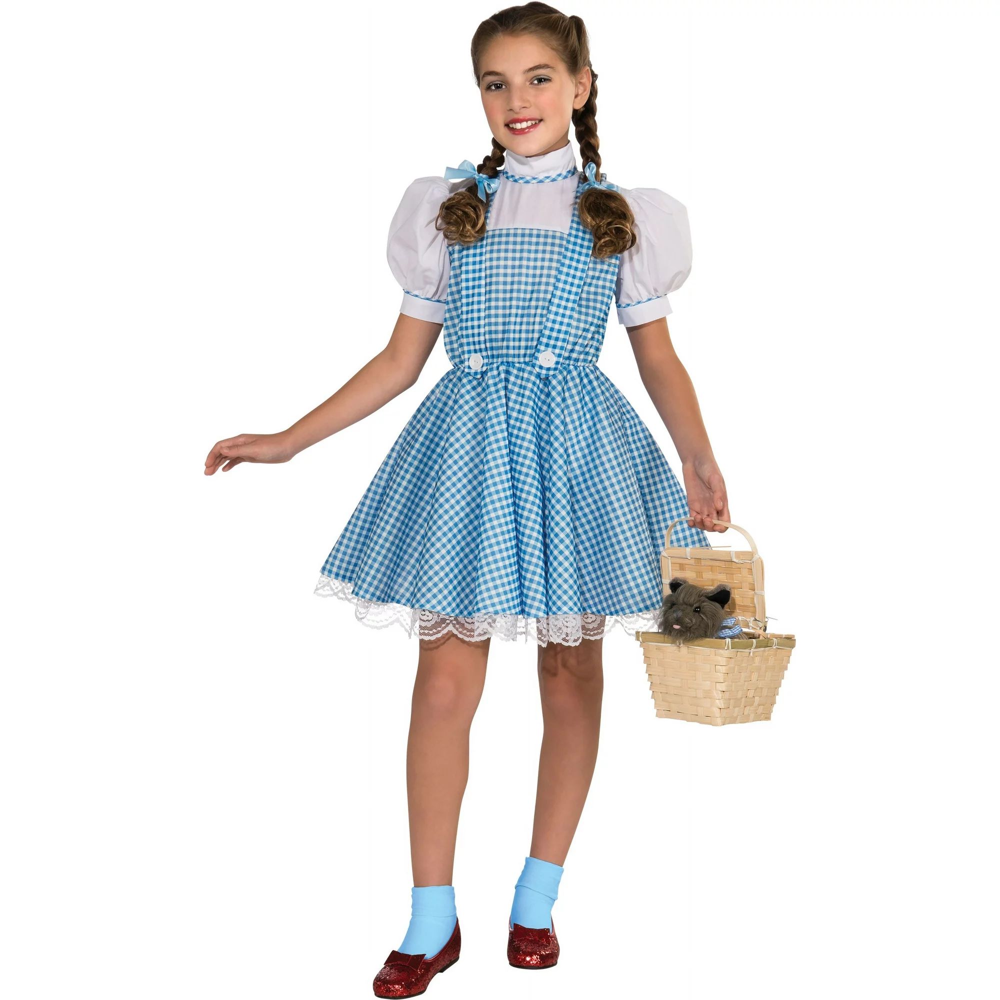 Rubie's Girl's Wizard of Oz Dorothy Costume and Accessory Kit | Walmart (US)