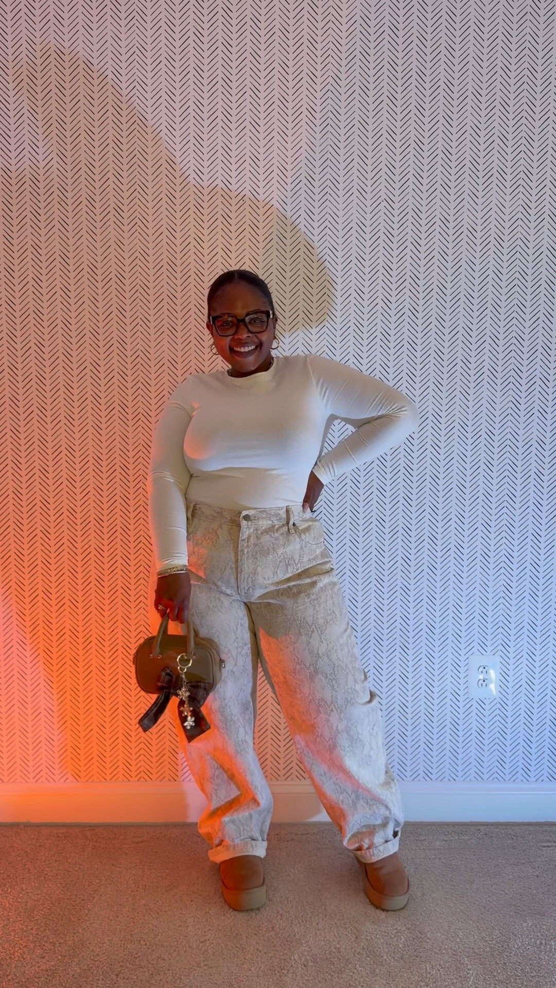 #Uggs boots are still in season. Styling these barrel leg “Kahlana Jean”. Wearing a size 16. #KBB #springfashion #springoutfit #ootd @Target 

#LTKootd #LTKMidsize #LTKgrwm