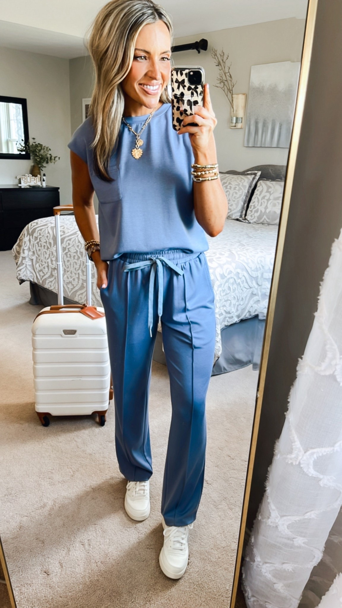 Cozy lounge set that I love for fall, travel or lounge! It’s a lightweight silky smooth material that is oh-so-comfortable! Two deep pockets & functional drawstring. Runs TTS 

#LTKStyleTip #LTKFindsUnder50 #LTKTravel