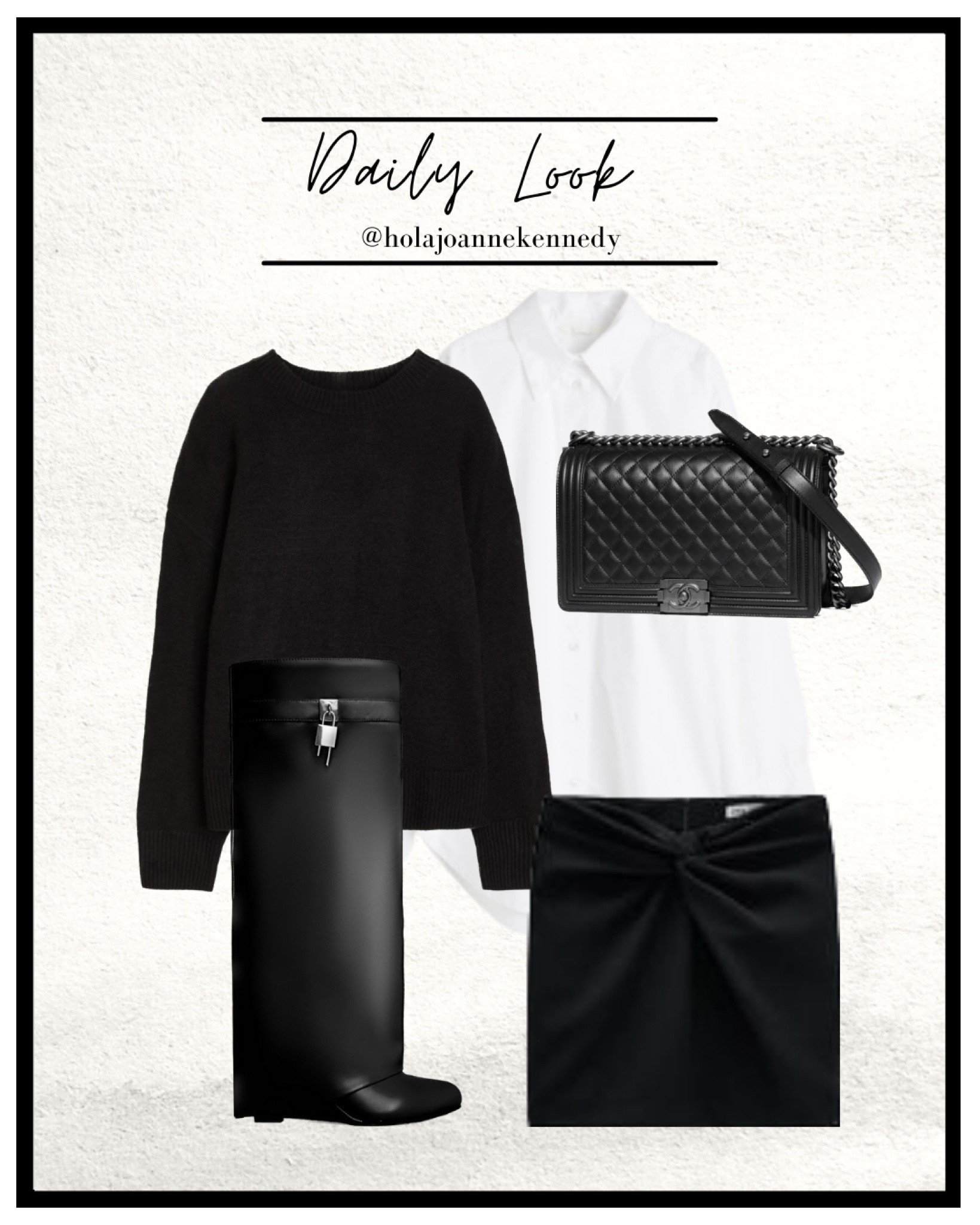 Early autumn outfit, pre fall outfit, knee high boots outfit, knitwear season, all black outfits, simple styling, Monday outfit, Monday ootd 

#LTKstyletip #LTKSeasonal #LTKeurope