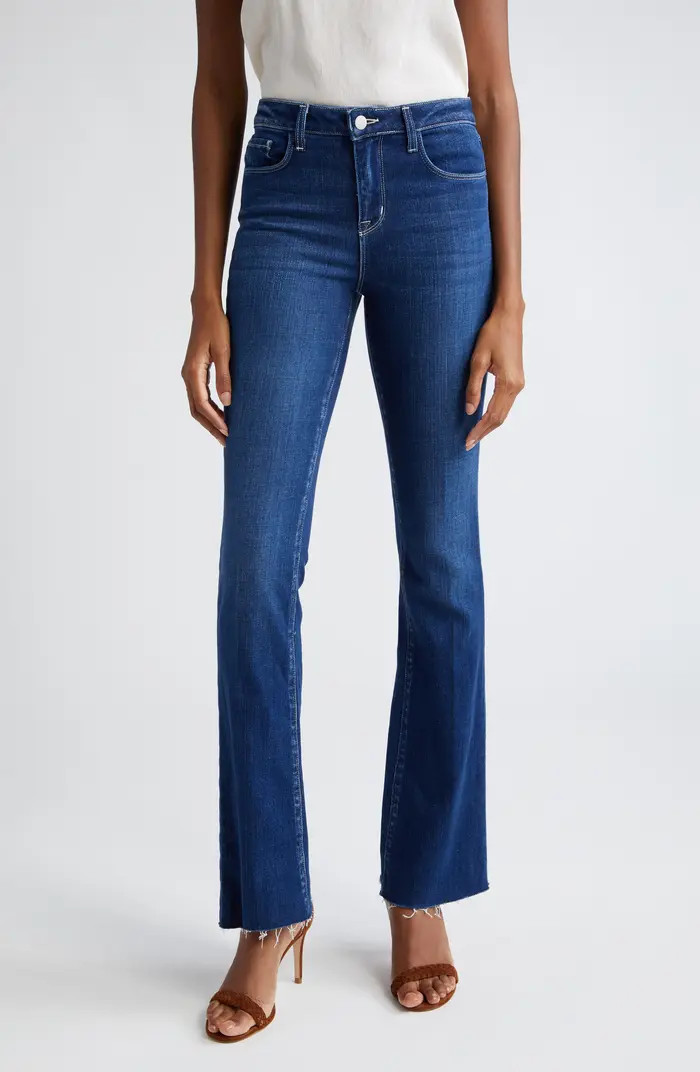Ruth Raw Hem Straight Leg Jeans | Nordstrom Rack