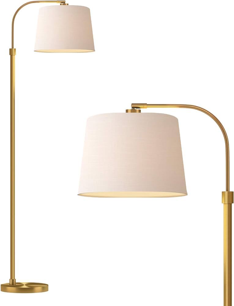 Oneach 62" Gold Floor Lamp for Living Rooms Tall Arc Standing Lamps for Bedrooms Industrial Corne... | Amazon (US)