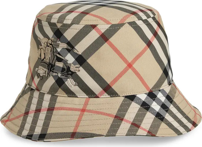 Burberry EKD Check Twill Bucket Hat | Nordstrom | Nordstrom