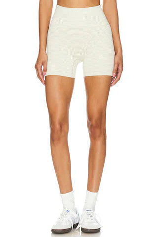 WellBeing + BeingWell StretchWell Maran 4 Inch Short in Alfalfa Green Stripe from Revolve.com | Revolve Clothing (Global)