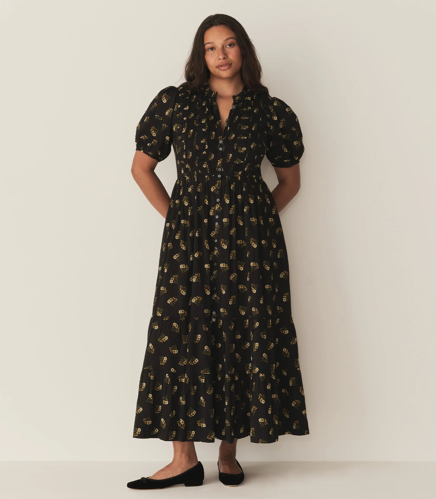 Haleigh Dress - Buttercup Bouquet | DÔEN | DOEN